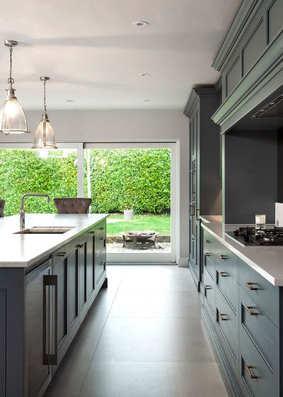 Modern Toronto kitchen cabinets in a stylish contemporary home