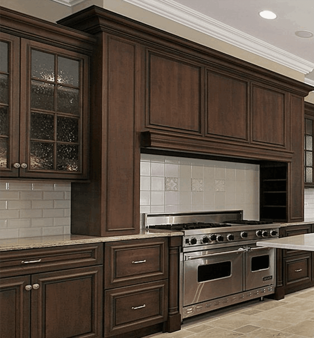kitchen cabinets with smooth finishes and minimalist handles